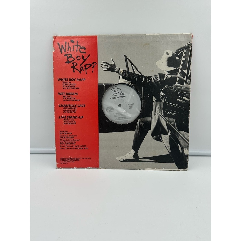 Vintage Kip Addotta - White Boy Rapp - Comedy / Novelty EP 1984